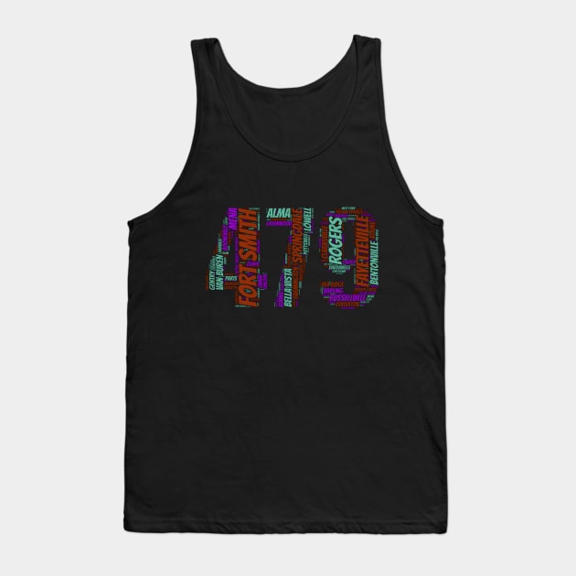 Fayetteville and the 479 Tank Top by GeePublic